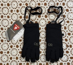 Outdoor Research Illuminator Sensor Gloves Black Unisex Sz Small Water Resistant