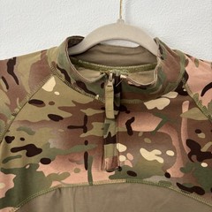 US Military Tactical Combat Shirt Men’s XL 1/4 Zip Camouflage Elbow Pads Uniform
