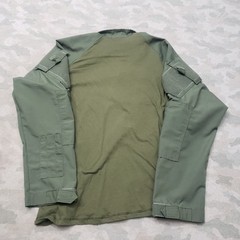 Tru-Spec Combat Shirt Mens Large Green Quarter Zip Long Sleeve Tactical