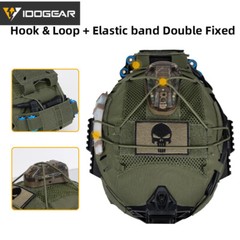 IDOGEAR Tactical Helmet Cover For Wendy 3.0 Helmet with NVG Battery Pouch Army