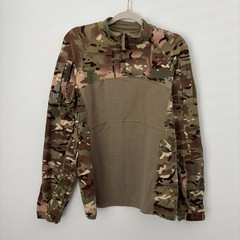 US Military Tactical Combat Shirt Men’s XL 1/4 Zip Camouflage Elbow Pads Uniform