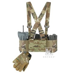 KRYDEX Concealed Carry Low-Vis Ready Chest Rig Elastic Cummerbund w/ Candy Pouch