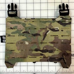 US MADE Plate Carrier Placard – MOLLE Panel Laser Cut 6×6 Molle Panel
