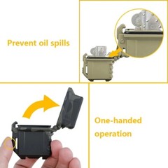 Tactical Lighter Shell Storage Case Zippo Inner Tank Lighter Container Organizer
