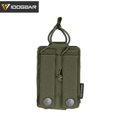 IDOGEAR Tactical 9mm 5.56 Magazine Pouch Kangaroo Mag Carrier MOLLE Open Top
