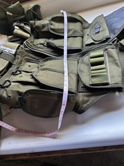 Galls Tactical Vest with Belt, Canteen, and Other Accessories, Great Condition