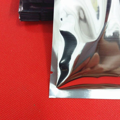 500 Pack 3.9X5.9 Inch (Inside Size 3.5X5.5 Inch) Silver Foil Pouch Heat Seal Bul