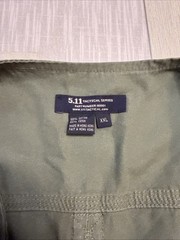 511 Tactical Vest XXLarge Series 80001 2XL Utility Conceal Pockets Zip Green