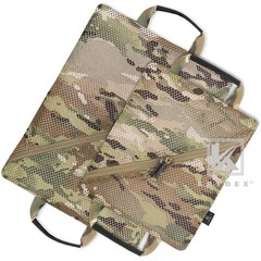 KRYDEX 2pcs Tactical Mesh Pouch Modular Storage Organizer Outdoor Travel Pockets