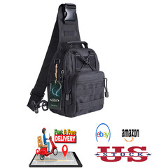 Tactical Backpack Outdoor Military Sport Bag Sling Shoulder Pack 7L Lightweight