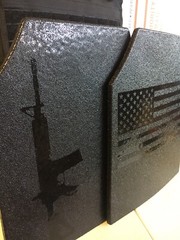AR600 Rifle Plates lll+ Body Armor BULLETPROOF 3+ 10×12 bullet proof