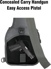 Tactical Backpack Waterproof 1000D Military Sling Bag CCW Molle Shoulder Bag Men