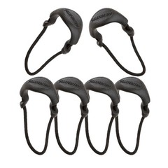 Maxpedition Small Zipper Pulls (6 Pack), Black Small,