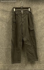 5.11 Tactical Men’s 74251 Cotton Canvas Tactical Pants Black Cargo Sz 30×30