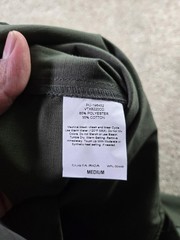 Vertx Gunfighter Shirt Mens Medium Green Tactical Military Long Sleeve VTX8220D