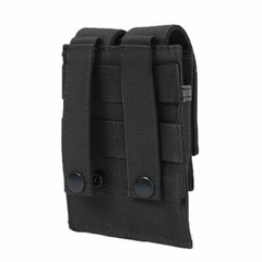 Tactical Molle 9mm Double Mag Ammo Pouch Military Pistol Open-Top Magazine Pouch