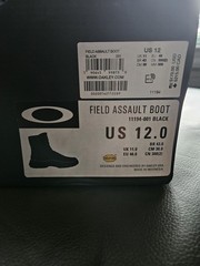 Oakley Field Assault Tactical Black Combat Boots Size 12
