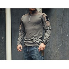 Emersongear Tactical Frogmen Shirts Camoflage Splicing Combat Shirts Frog Suit