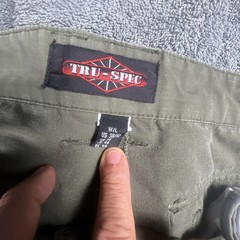 TRU-SPEC MENS TACTICAL SHOOTING CARGO RIPSTOP KHAKI Green SIZE 38×32