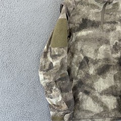 Propper Tactical Shirt Men Medium A-Tacs Camo Quater Zip Ripstop Military Combat