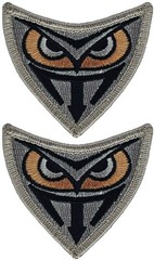 Blade Runner Tyrell Genetic Replicants Owl Logo PATCH | 2PC HOOK BACKING 2.5″
