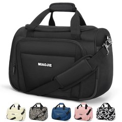 Underseat Carry On Luggage Lightweight Travel Tote Weekender Bag 16IN, Black
