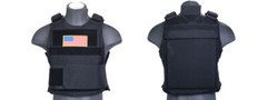 Nice Nylon Body Armor Plate Carrier Tactical Vest Black Color