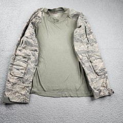 Tru Spec Combat Shirt Mens Large Large Green Camo Long Sleeve Military