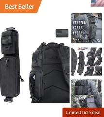 Molle Accessories Pouch of Double Zipper Pocket Version, Backpack Strap Pouch…