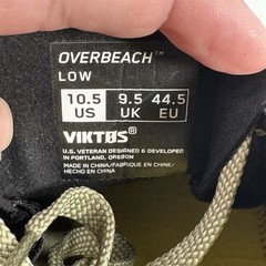 Viktos Overbeach Low Multicam Black Green Shoes Men’s Size 10.5 – No Insoles