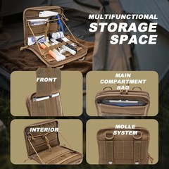 TSPRO Ultra Tactical Molle Admin Pouch Utility EDC Pouch Tool Organizer