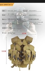 US 97 Seal Chest Rig Vest 900D Oxford Fabric CQB LBV Protective Training Clothe