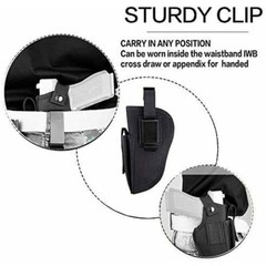 Gun Holster Tactical Concealed Carry Left/Right Hand Waterproof Pistol Holder