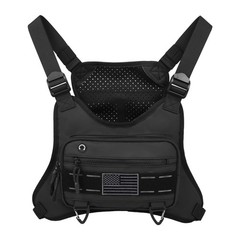 Outdoor Sports Chest Bag Adjustable EDC Travel Chest Pack Anti-Theft Multi-Funct