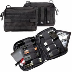 Tactical Molle Medical Kit Bag Belt Pouch Outdoor EDC Tools Organizer Bag Black