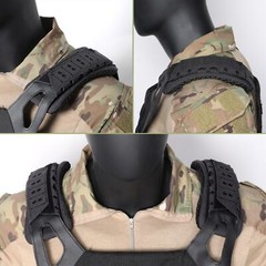 1/2 Tactical Shoulder Strap Pad Universal Vest Carrier Strap Cushion Mesh Pads