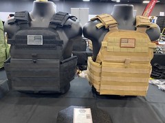 Tactical Vest BLACK Plate Carrier Rig- Adjustable.