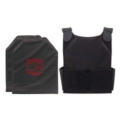 CaliberX Soft Body Armor + Gray Man Concealable Vest Package – NIJ Level IIIA /