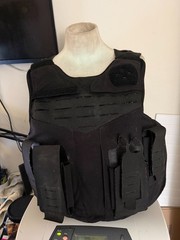 Body Armor Vest with Plates Level IIIA 03/2019