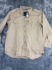 Propper Lightweight Long Sleeve Tactical Shirt In Khaki Large NWT