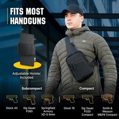 Durable Concealed Carry Bag with Universal Holster