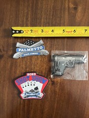 2023 Shot Show 3 Palmetto State Armory Pistol Gun Patch Las Vegas