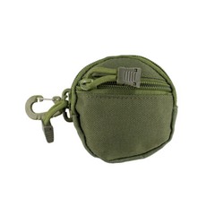 Outdoor Molle Rounded Mini Coin Bag Key Pouch Tactical EDC Organizer Hang Bag