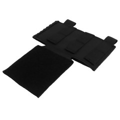 Tactical Chest Rig Side Saddle Pair Hoop and Loop Expander Wing Side Entry