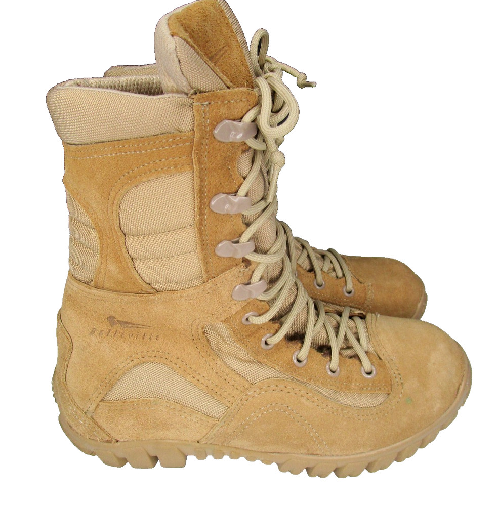 Belleville Sabre #333 Tactical Vibram Boots~Made In The USA SZ Women’s 6.5~Khaki