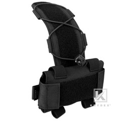 KRYDEX Helmet Counterweight Battery Pouch Helmet Cover Retainer Pouch Black