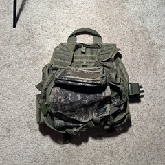 Tippmann Tactical Gear Canvas Mesh Multi Pocket Vest W/ 4 Paint Ball Pods Size L