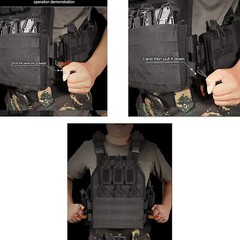 Urban Assault Ghost Camo Tactical Vest Plate Carrier With Level III Armor Plates