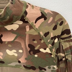 US Military Tactical Combat Shirt Men’s XL 1/4 Zip Camouflage Elbow Pads Uniform