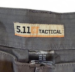 5.11 Tactical Men’s Cargo Tactical Pants Gray Size 34 Cotton Blend MPN 74230